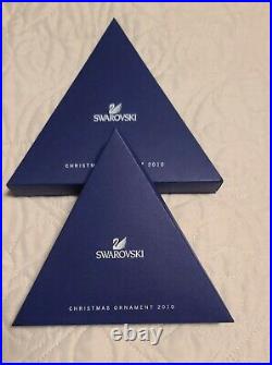 2010 Swarovski Crystal Snowflake Christmas Ornament Mint In Box