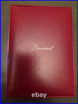 2014 Baccarat Annual Crystal Ornament In Red, Original Box, Beautiful Piece