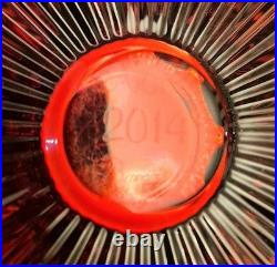 2014 Baccarat Annual Crystal Ornament In Red, Original Box, Beautiful Piece
