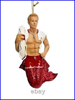 2014 Buoy Diamonds Merman Christmas Ornament