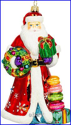 2023 Collection Santa Claus Blown Glass Christmas Tree Ornament (Surprise Santa)