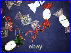 22 Midwest Importers Glass Candy Christmas Ornament Handcrafted Confection