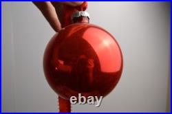 29 Shiny Brite Red Large 3 Glass Christmas Tree Ornaments Original Vintage