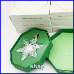 2pcs Snowflake Swarovski Crystal 2024 Edition Christmas Ornament 5661079