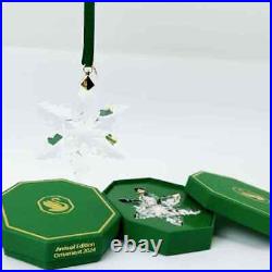 2pcs Snowflake Swarovski Crystal 2024 Edition Christmas Ornament 5661079