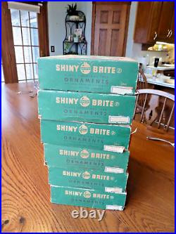 3 Dozen Shiny Brite Vintage Shooting Star Bell Icicle Drop Christmas Ornaments