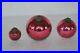 3-Pc-Vintage-Different-Red-Glass-Original-Kugel-Christmas-Ornament-Germany-01-uupd