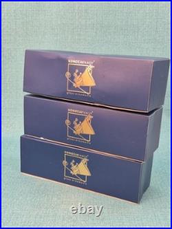 3 RARE Poland Komozja Family Soldiers Glass Soldier Ornaments 7 Tall