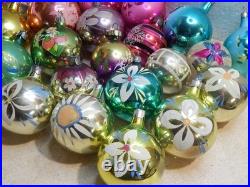 31pcs Vintage Soviet Glass Christmas Tree Ornaments USSR New Year Balls 31pcs Vintage Soviet Glass Christmas Tree Ornaments USSR New Year Balls