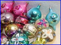 31pcs Vintage Soviet Glass Christmas Tree Ornaments USSR New Year Balls 31pcs Vintage Soviet Glass Christmas Tree Ornaments USSR New Year Balls