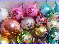 31pcs Vintage Soviet Glass Christmas Tree Ornaments USSR New Year Balls 31pcs Vintage Soviet Glass Christmas Tree Ornaments USSR New Year Balls