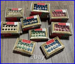 336 Vintage Box's Glass SHINY BRITE MINI ORNAMENTS Balls ($25 per box) 14 Boxes