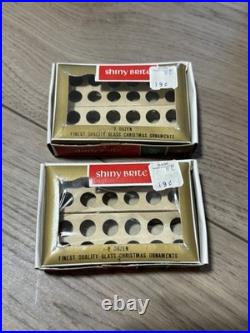 336 Vintage Box's Glass SHINY BRITE MINI ORNAMENTS Balls ($25 per box) 14 Boxes