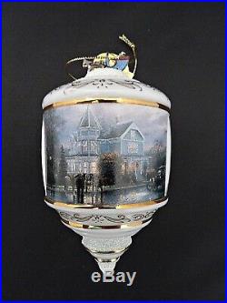 36 Thomas Kinkades, Heirloom Glass, Christmas Ornament Collection