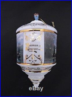 36 Thomas Kinkades, Heirloom Glass, Christmas Ornament Collection