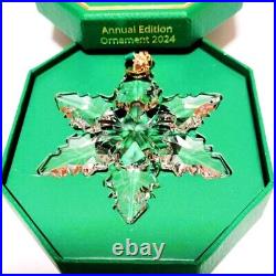 3PCS 2024 NEW 5661079 Swarovski Crystal ANNUAL EDITION LARGE CHRISTMAS ORNAMENT