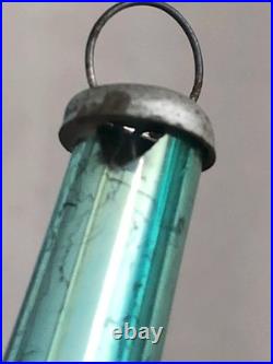 4 Snowman Blue Mercury Glass Teardrop Christmas Ornament Diorama Japan Vintage 4 Snowman Blue Mercury Glass Teardrop Christmas Ornament Diorama Japan Vintage