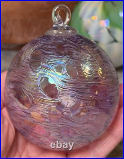 5 Blown Art Glass Christmas Tree Ornaments Decorations Glass Eye Studios +