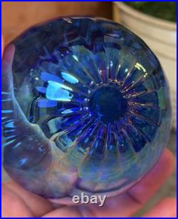 5 Blown Art Glass Christmas Tree Ornaments Decorations Glass Eye Studios +