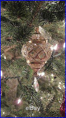 50% OFF 41 NEIMAN MARCUS GLASS, GOLD HAND-BLOWN GERMAN ORNAMENTS, CHRISTMAS