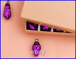 50 Piece Purple Christmas Tree Ornaments Glass, Christmas Tree Decorations Item