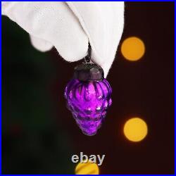 50 Piece Purple Christmas Tree Ornaments Glass, Christmas Tree Decorations Item