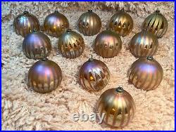 57 Craig ZWEIFEL Art Glass Christmas ORNAMENTS 1982 Signed