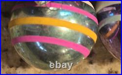 6 Vintage Shiny Brite USA Glass Merry Christmas Ornament, Wise Men, Stars 6 Vintage Shiny Brite USA Glass Merry Christmas Ornament, Wise Men, Stars