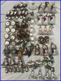 (66 Total) Old World Christmas Ornament HUGE LOT Blown Glass New with Tags