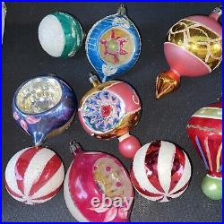 85 Blown Glass Indent Tear Drop Mercury Ornaments Polish Glass Shiny Brite