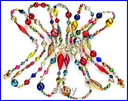 ALL VINTAGE & Antique 10 Feet! Mercury Glass Xmas BIG BEAD Garland Ornament 120 ALL VINTAGE & Antique 10 Feet! Mercury Glass Xmas BIG BEAD Garland Ornament 120