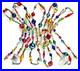 ALL-VINTAGE-Antique-10-Feet-Mercury-Glass-Xmas-BIG-BEAD-Garland-Ornament-120-01-kt