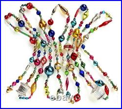 ALL VINTAGE & Antique 10 Feet! Mercury Glass Xmas BIG BEAD Garland Ornament 120 ALL VINTAGE & Antique 10 Feet! Mercury Glass Xmas BIG BEAD Garland Ornament 120