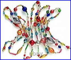 ALL VINTAGE & Antique 10 Feet! Mercury Glass Xmas BIG BEAD Garland Ornament 120 ALL VINTAGE & Antique 10 Feet! Mercury Glass Xmas BIG BEAD Garland Ornament 120