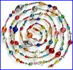 ALL VINTAGE & Antique 10 Feet! Mercury Glass Xmas BIG BEAD Garland Ornament 120 ALL VINTAGE & Antique 10 Feet! Mercury Glass Xmas BIG BEAD Garland Ornament 120