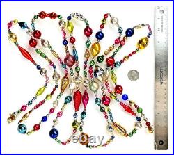 ALL VINTAGE & Antique 10 Feet! Mercury Glass Xmas BIG BEAD Garland Ornament 120 ALL VINTAGE & Antique 10 Feet! Mercury Glass Xmas BIG BEAD Garland Ornament 120