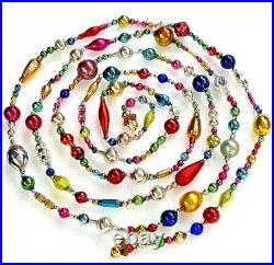 ALL VINTAGE & Antique 10 Feet! Mercury Glass Xmas BIG BEAD Garland Ornament 120 ALL VINTAGE & Antique 10 Feet! Mercury Glass Xmas BIG BEAD Garland Ornament 120