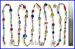 ALL VINTAGE & Antique 10 Feet! Mercury Glass Xmas BIG BEAD Garland Ornament 120 ALL VINTAGE & Antique 10 Feet! Mercury Glass Xmas BIG BEAD Garland Ornament 120