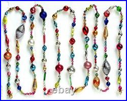 ALL VINTAGE & Antique 10 Feet! Mercury Glass Xmas BIG BEAD Garland Ornament 120 ALL VINTAGE & Antique 10 Feet! Mercury Glass Xmas BIG BEAD Garland Ornament 120