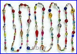 ALL VINTAGE & Antique 10 Feet! Mercury Glass Xmas BIG BEAD Garland Ornament 120 ALL VINTAGE & Antique 10 Feet! Mercury Glass Xmas BIG BEAD Garland Ornament 120