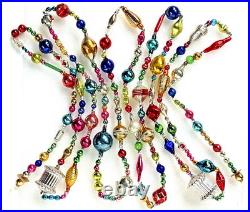 ALL VINTAGE & Antique 10 Feet! Mercury Glass Xmas BIG BEAD Garland Ornament 120 ALL VINTAGE & Antique 10 Feet! Mercury Glass Xmas BIG BEAD Garland Ornament 120