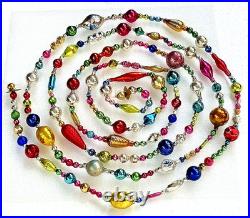 ALL VINTAGE & Antique 10 Feet! Mercury Glass Xmas BIG BEAD Garland Ornament 120 ALL VINTAGE & Antique 10 Feet! Mercury Glass Xmas BIG BEAD Garland Ornament 120