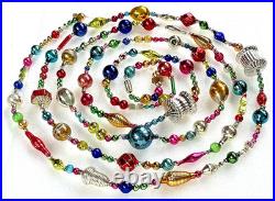 ALL VINTAGE & Antique 10 Feet! Mercury Glass Xmas BIG BEAD Garland Ornament 120 ALL VINTAGE & Antique 10 Feet! Mercury Glass Xmas BIG BEAD Garland Ornament 120