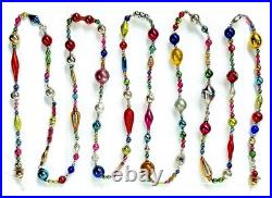 ALL VINTAGE & Antique 10 Feet! Mercury Glass Xmas BIG BEAD Garland Ornament 120 ALL VINTAGE & Antique 10 Feet! Mercury Glass Xmas BIG BEAD Garland Ornament 120