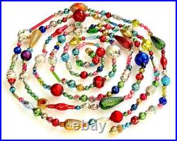 ALL Vintage & ANTIQUE 10 Feet! Mercury Glass Xmas BIG BEAD Garland Ornament 120 ALL Vintage & ANTIQUE 10 Feet! Mercury Glass Xmas BIG BEAD Garland Ornament 120