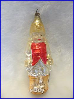 Antique Glass German Christmas Ornament Revolutionary War Soldier