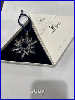 Annual 1998 Swarovski Crystal Snowflake Christmas Ornament Original Boxes & COA