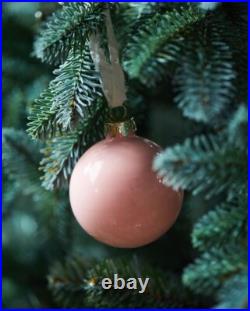 Anthropologie Glass Ball Ornaments Rainbow SET 25 Bulb Christmas Metallic 3 NEW