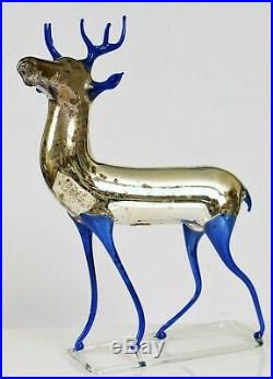Antique 1920's Bimini Lauscha German Blown Mercury Art Glass Christmas Ornament