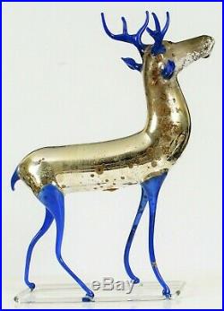 Antique 1920's Bimini Lauscha German Blown Mercury Art Glass Christmas Ornament